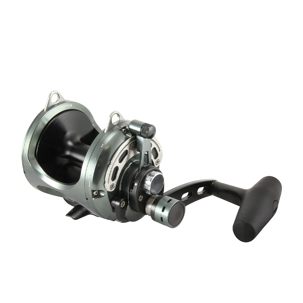 Ming Yang Reel CL70A Baitcasting Trolling Reels Fishing Tackle 2 Bb 1 RB Right Handed Gear Ratio 4.2:1 Gunsmoke Color/W Power Handle